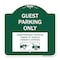 Signmission Guest Parking Unauthorized Vehicles Towed Owner Expense W/ Graphic Alum, 18" L, 18" H, GW-1818-23928 A-DES-GW-1818-23928 - alternate 1